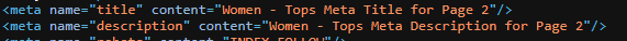 SEO Category Texts Backend Edit