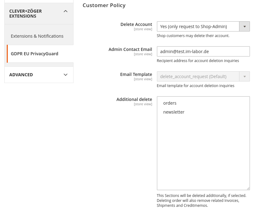 Customer Policy