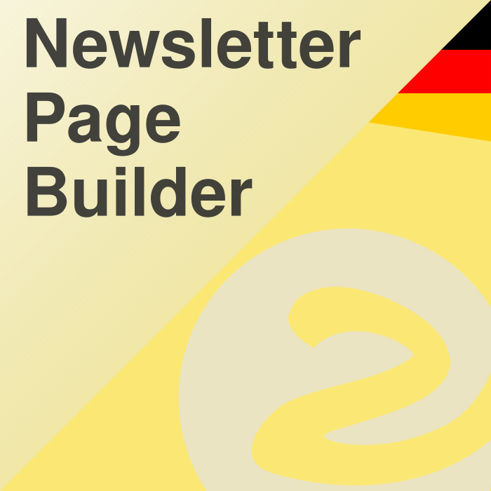 Newsletter Page Builder Magento Extension Logo