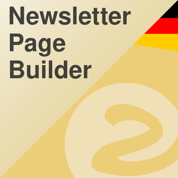 Newsletter Page Builder Magento Extension Logo