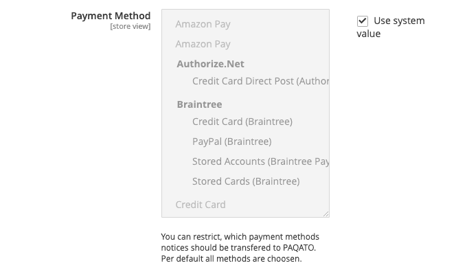 PAQATO Connect Configuration