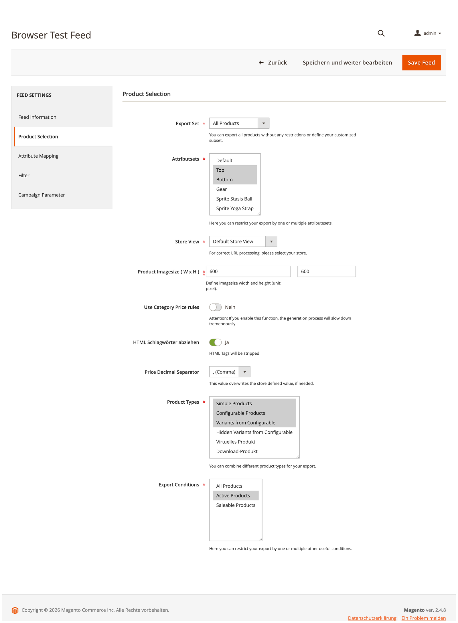 PVE product selection for all products