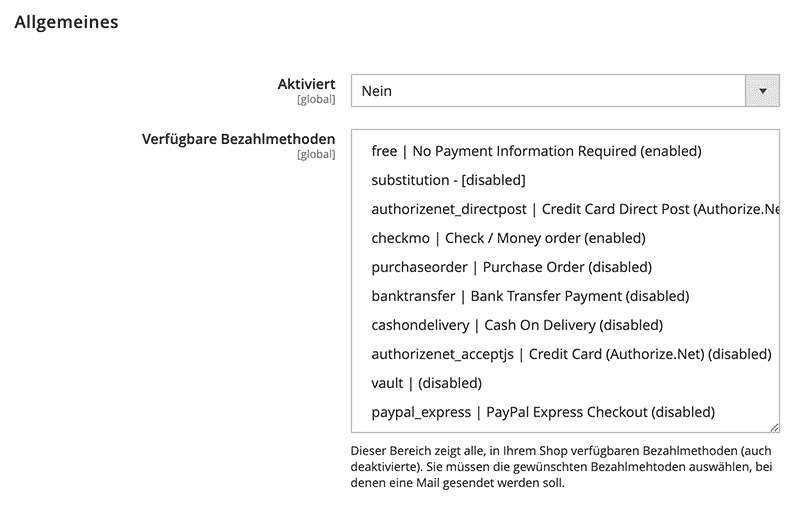 Send Invoice Mail Configuration